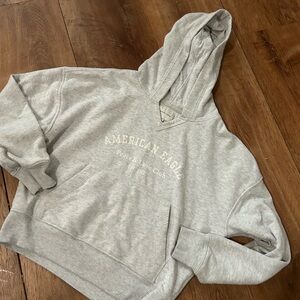 American Eagle Light Gray Sweatshirt